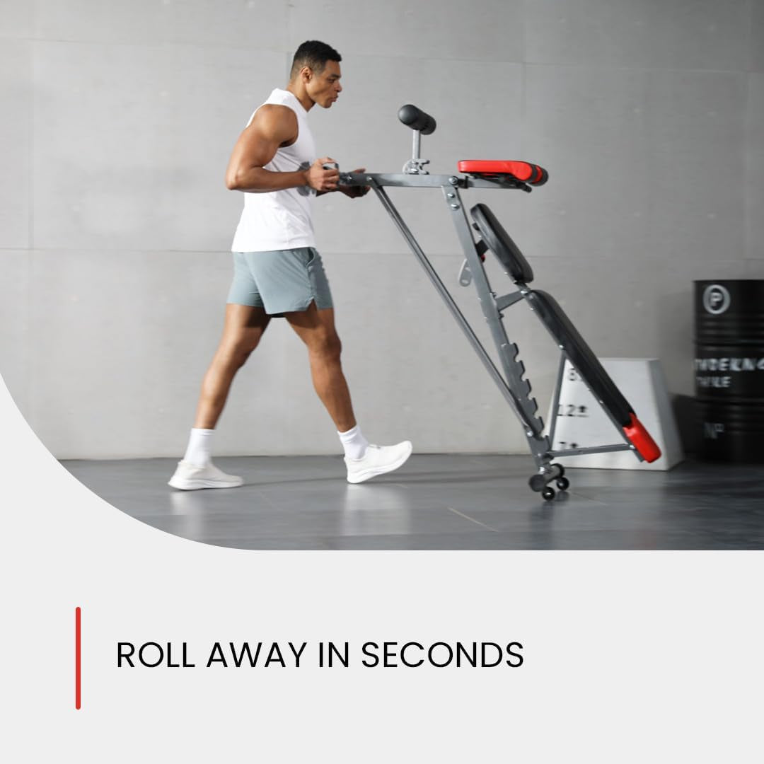 Multi-Functional FID Weight Bench for Full All-In-One Body Workout