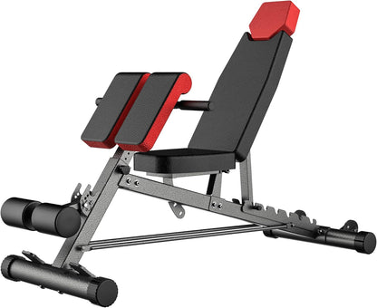 Multi-Functional FID Weight Bench for Full All-In-One Body Workout 