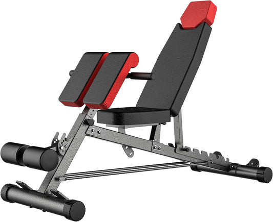Multi-Functional FID Weight Bench for Full All-In-One Body Workout 